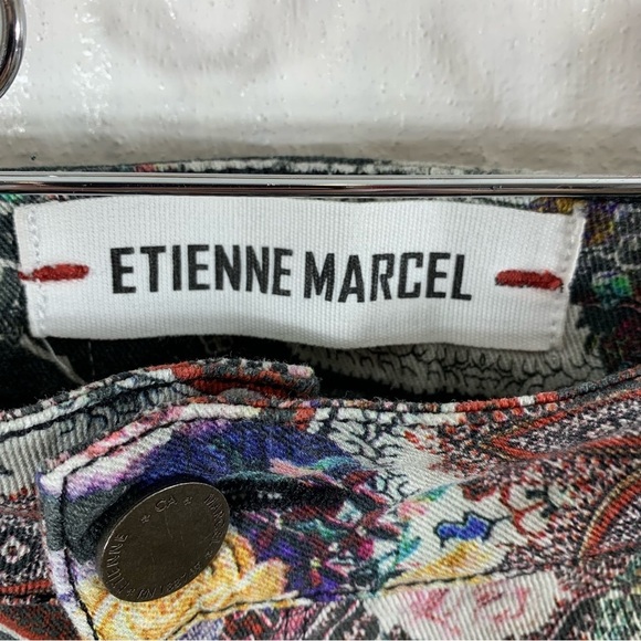 Etienne Marcel Printed Skinny Jeans Size 30 - Picture 4 of 7